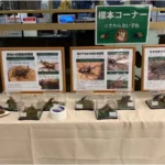 昆虫イベントジオラマ標本展示の様子